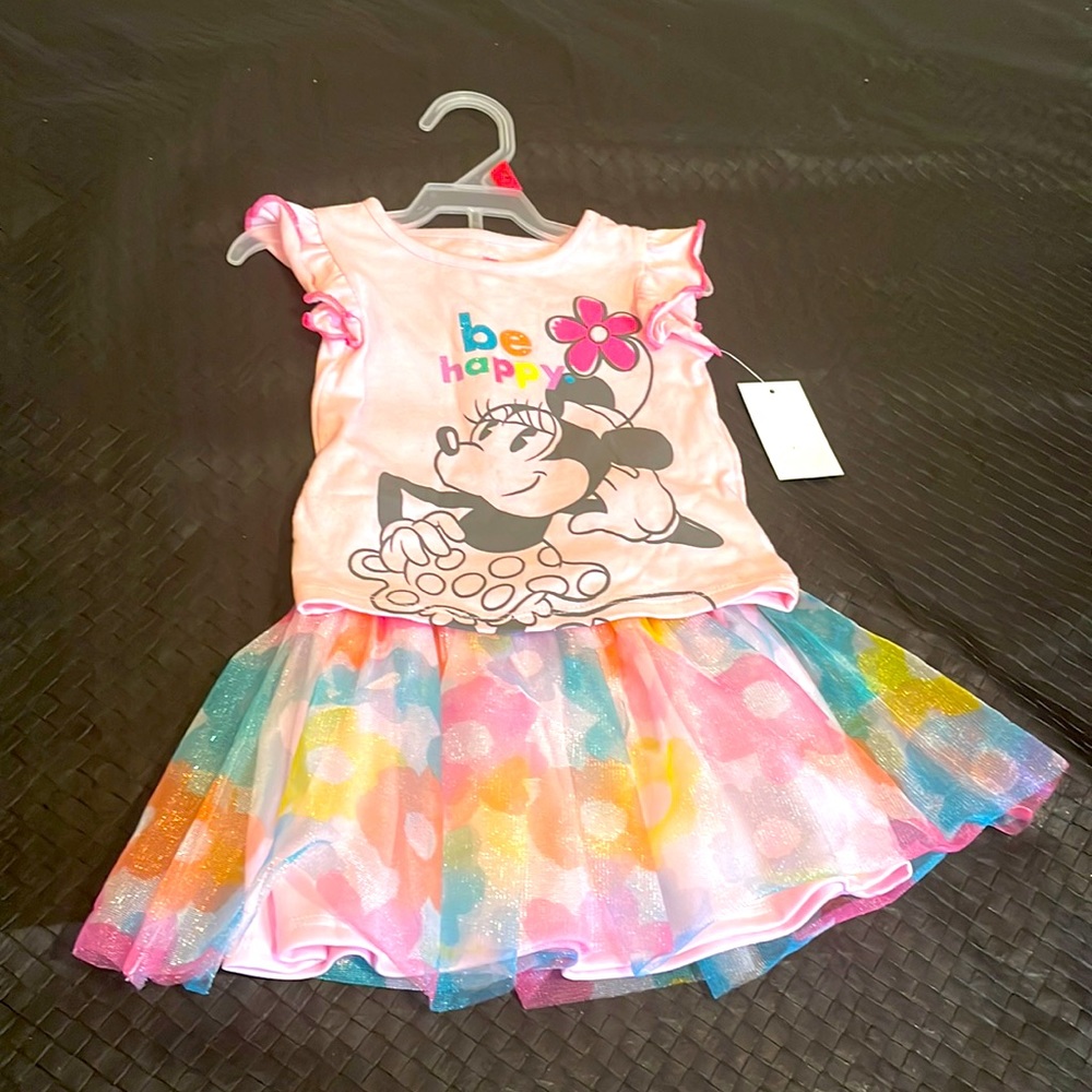 Minnie Mouse two piece skirt outfit